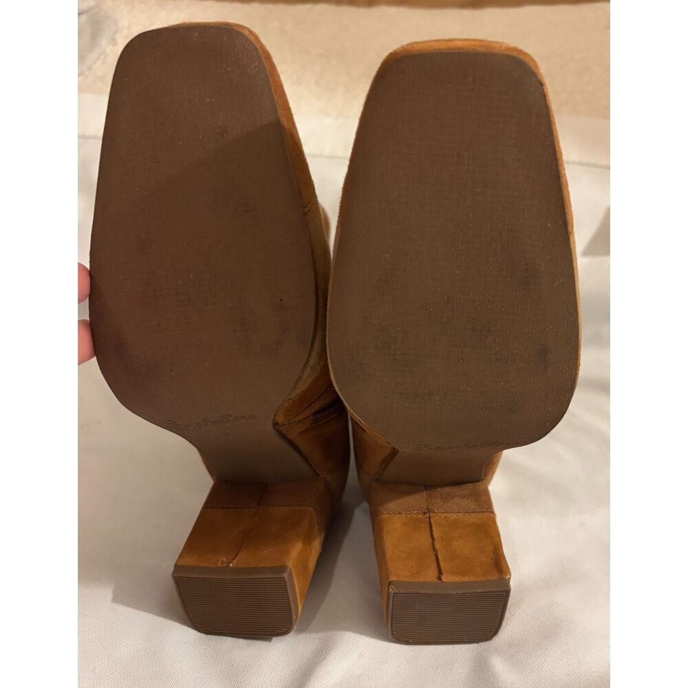 Seychelles Hometown Patchwork Cognac Multi Suede … - image 7